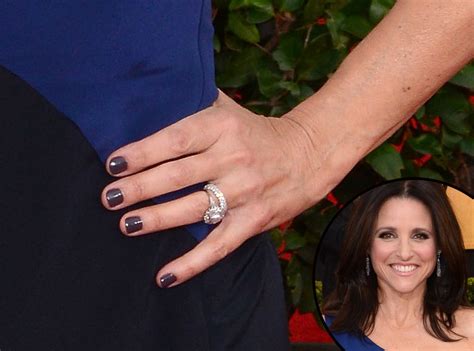 julia louis dreyfus engagement ring|julia louis dreyfus divorce.